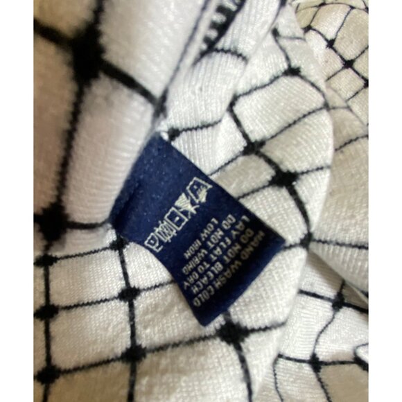 Max Edition Black White Grid A-Line Skirt S/M Modern Classic Knit Punk Flare Y2K - Picture 7 of 7